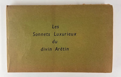 (Curiosa- Erotisme) Les Sonnets Luxurieux du divin Aretin