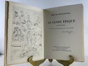 Le genre épique. Autobiographie. Illustré de quatre eaux-fortes de Kristians Tonny par Eric de HAULEVILLE - Image 2