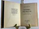 Lettres exotiques. John-Antoine NAU. Pr&eacute;face de Jean Roy&egrave;re.