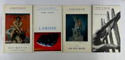 Réunion de 4 catalogues de la Galerie Isy BRACHOT : Delmotte "L'humanité en marche", 17 Janvier - 17 février 1969 // Remy Van den Abeele, du 21 février au 10 mars 1969  // Neujean, du 11 février au 4 mars 1972  // Labisse, 7 avril - 7 mai 1973 (Knokke - Le Zoute) par Isy BRACHOT