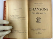 Chansons chimériques. Envoi autographe signé à son ami Georges Benoit. par Xavier PRIVAS - Image 2