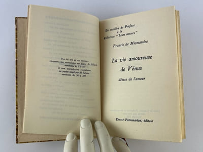 La vie amoureuse de Vénus déesse de l'amour