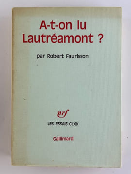 A-t-on lu Lautréamont ?. Robert FAURISSON