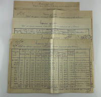 FONDATION THIERS. Réunion de documents provenant de l'ancien trésorier-économe Louis Gasc et de son épouse (maîtresse lingère). Documents liés à la vie privée de la famille L. Gasc, résidant dans les appartements du Rond-point Bugaud. 