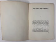 La Fille qui chante. Avec un portrait de l'auteur par Milan Konjovic gravé sur bois par Georges Aubert. par Maurice BETZ - Image 4