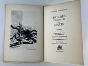 (POESIE) Hordes virginales du matin: Edition originale illustrée d'une lithographie de Martin Dieterle. JOINT Voyages du double. Pref. de A.P. de Mandiargues, Rougerie, 1988. par Francesca Yvonne Caroutch  - Image 2