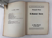 L'Amour forcé. Tirage de tête. Premier papier. Un des 20 exemplaires sur vergé Saint-Marcel. par François FOSCA - Image 2