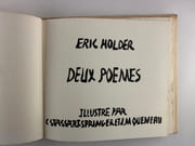 Deux poèmes. Illustré par C. Stassart-Springer et J.M. Queneau. par Eric HOLDER - Image 2