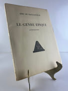 Le genre épique. Autobiographie. par Eric de HAULLEVILLE 