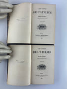 Les contes de l'atelier. Première et deuxième série. En deux volumes. Daniel le Lapidaire - Le femme du réfractaire - Une mère - La complainte - La maîtrise - L'enseigne - Le grain de sable - L'inévitable - Annah l'ébétée - La fabrique - Les deux rois. par Michel MASSON  - Image 4