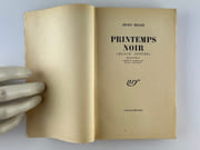 Printemps noir. Nouvelles. (Black Spring) par Henry MILLER. Traduction de Paul Rivert. - Image 3