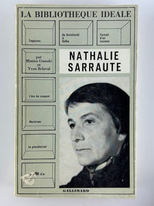 Nathalie Sarraute. ENVOI autographe signé de N. Sarraute.
