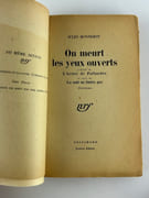 On meurt les yeux ouverts. Précédé de L'heure de Fallandra et suivi de La nuit ne finira pas. Fictions.  par Jules MONNEROT - Image 4