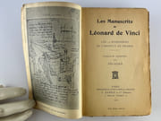 Les Manuscrits de Léonard de Vinci. Les XVI Manuscrits de l'Institut de France. Ouvrage augmenté d'un envoi autographe signé à PAPUS. par Extraits et descriptions par PELADAN - Image 4