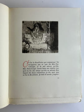 Le grillon du foyer. Conte de Noël. Avec des gravures sur cuivre de Philippe JULLIAN.. Charles DICKENS