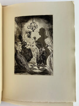 Le grillon du foyer. Conte de Noël. Avec des gravures sur cuivre de Philippe JULLIAN.. Charles DICKENS