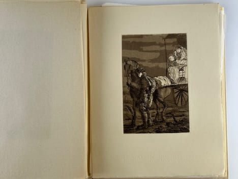 Le grillon du foyer. Conte de Noël. Avec des gravures sur cuivre de Philippe JULLIAN.. Charles DICKENS