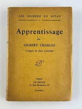 Apprentissage. . Gilbert CHARLES. Croquis de Jean Laverdet.