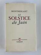 Le Solstice de Juin par Henry de Montherlant - Image 1