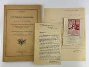 L'Art Publicitaire Pharmaceutique. Essai biblio-iconographique des livres, plaquettes et suites de planches édités par les laboratoires pharmaceutiques pour l'agrément du corps médical 1894-1939. Ouvrages professionnels et revues exceptés par René THIEBAUT. Préface du Docteur Eugène Olivier
