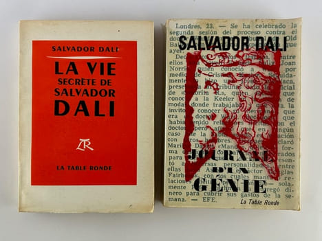 Réunion de deux titres : La vie secrète de Salvador Dali (53 gravures hors-texte) / Journal d'un génie.. Salvador DALI. Adaptation française, ...