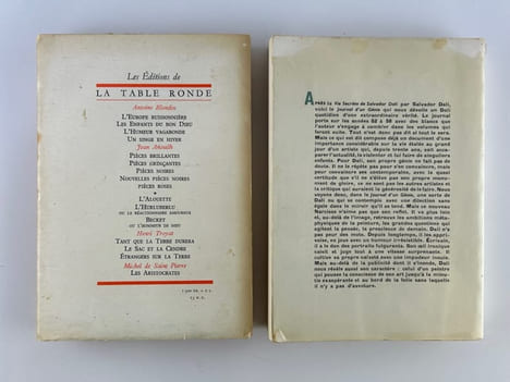 Réunion de deux titres : La vie secrète de Salvador Dali (53 gravures hors-texte) / Journal d'un génie.. Salvador DALI. Adaptation française, ...