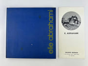 Catalogue d'exposition ELIE ABRAHAMI.  par Introduction Edouard Roditi. Commentary Elie Abrahami.  - Image 1