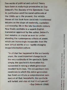 The Society of the Spectacle. Translated by Donald Nicholson-Smith. 
