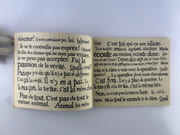 Délire à deux. Essai de calligraphie sonore par Massin d'après l'interprétation de Tsilla Chelton et de Jean-Louis Barrault à l'Odéon - Théâtre de France version scénique.  par Eugène IONESCO / MASSIN - Image 6
