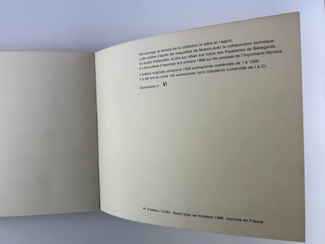 Conversation - Sinfonietta. Essai d'orchestration typographique.. Jean TARDIEU / MASSIN