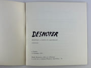 Desnoyer Peintures à l'huile et aquarelles (1930-1972). Catalogue d'exposition 6 octobre - 19 novembre 1972 par DESNOYER - Image 2