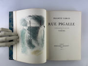 Rue Pigalle. Lithographie en couleurs de Vertès.  par Francis CARCO - Image 5