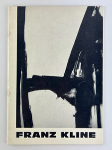 Catalogue d'exposition Franz Kline. Musée d'Art Moderne de la Ville de Paris. Juillet - Septembre 1964