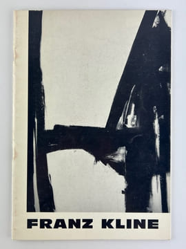 Catalogue d'exposition Franz Kline. Musée d'Art Moderne de la Ville de Paris. Juillet - Septembre 1964. Franz KLINE. Préface de René Héron de ...