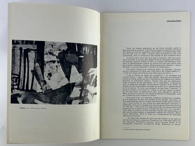 Catalogue d'exposition Franz Kline. Musée d'Art Moderne de la Ville de Paris. Juillet - Septembre 1964
