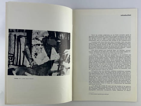 Catalogue d'exposition Franz Kline. Musée d'Art Moderne de la Ville de Paris. Juillet - Septembre 1964. Franz KLINE. Préface de René Héron de ...