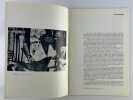 Catalogue d'exposition Franz Kline. Mus&eacute;e d'Art Moderne de la Ville de Paris. Juillet - Septembre 1964. Franz KLINE. Pr&eacute;face de Ren&eacute; H&eacute;ron de ...