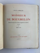 MONSIEUR DE BOUGRELON. Edition illustrée de seize eaux-fortes originales en couleurs gravées par Drian.  par Jean LORRAIN / Etienne DRIAN - Image 5