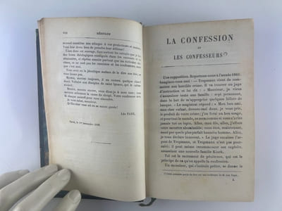 La confession et les confesseurs; Appendice: Pieuses exhortations, par Monseigneur Claret; Moechialogie, par le R. P. ... par Monseigneur Bouvier. Compendium; et les Diaconales, par monseigneur Bouvier.