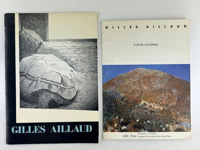 Gilles AILLAUD, catalogue exposition. Mars - Avril 1981