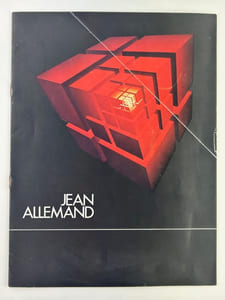 Jean Alllemand Catalogue d'exposition Galerie L55, du 24 octobre au 14 novembre 1973. 