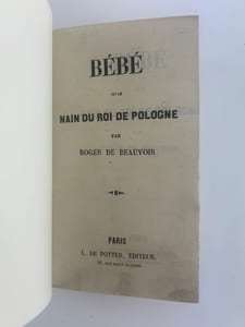 Bébé ou le nain du Roi de Pologne