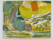 Abboud. Ouvrage édité à l'occasion de l'exposition Abboud à la Galerie Raymonde Cazenave, du 7 mars au 7 avril 1961. JOINT la carte de voeux de la Galerie Cazenave pour 1963, illustrée d'une lithographie originale par Abboud, 20 x 15,5 cm. par Chafik ABBOUD (1924-2004). Texte de R.V. Gindertael. - Image 7