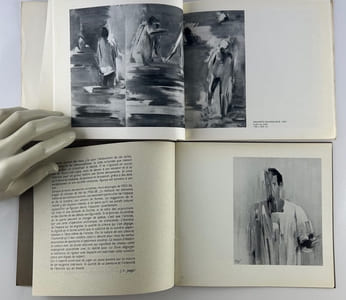 Aguayo. 2 catalogues d'exposition de la Galerie Jeanne Bûcher. 1) Octobre 1961. Texte J.-F. Jaeger. 14 reproductions, dont 1 en couleurs. 35 numéros présentés. 2) Avril-Mai 1970. Lettre apocryphe d'un amateur à Fermin Aguayo et réponse de l'artiste. 16 reproductions, dont 1 en couleurs. 