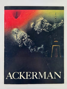 Ackerman. Catalogue d'exposition, Musée Galliera Juillet - Août 1970. 