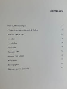 Gérard Altmann, Visages - Paysages. Peintures - gouaches - dessins. Catalogue d'exposition, Centre d'Art Présence Van Gogh, 19 mars - 7 juillet 1991