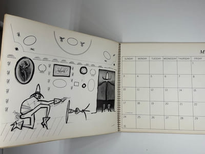 The American Sketchbook 1968. 14 drawings by Steinberg