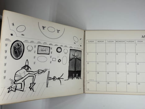 The American Sketchbook 1968. 14 drawings by Steinberg. Saul STEINBERG