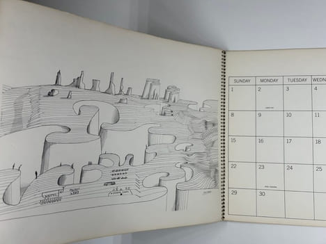 The American Sketchbook 1968. 14 drawings by Steinberg. Saul STEINBERG