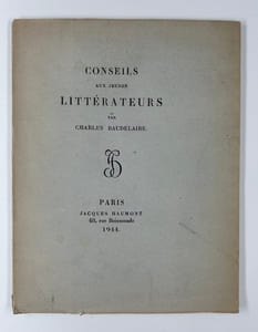 Conseils aux jeunes littérateurs
